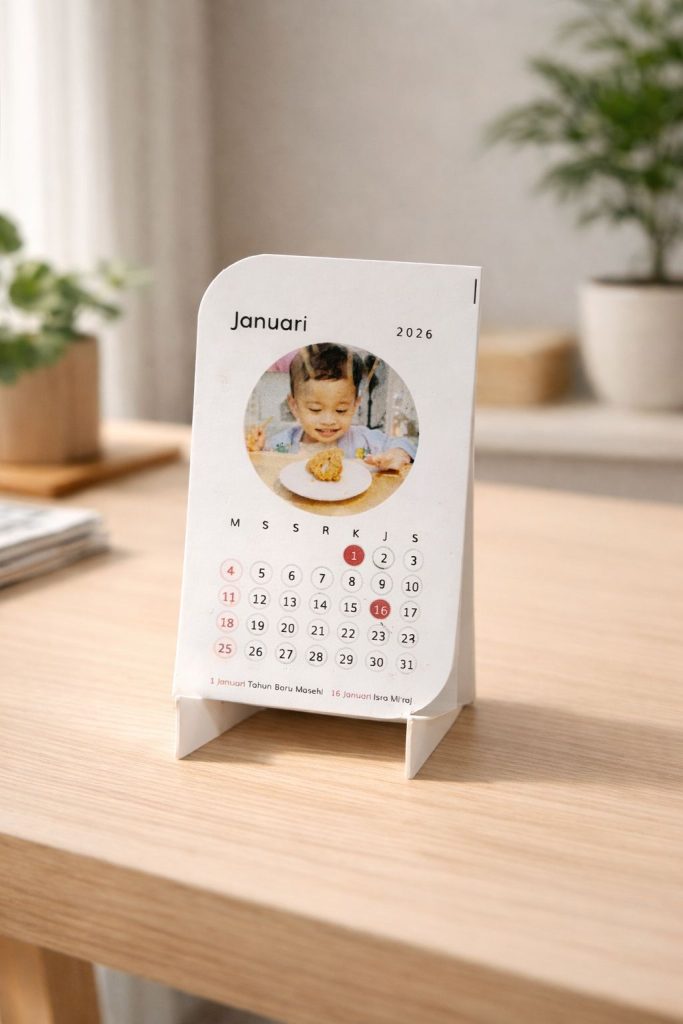 Mini Kalender Duduk