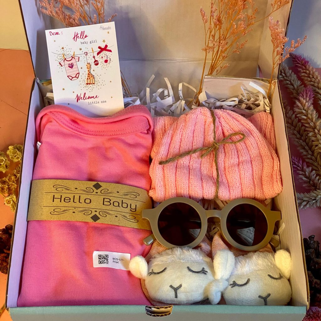Hampers Bayi Pink Sheep